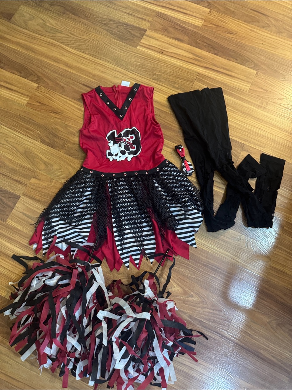 Spirit Halloween costume Zombie Cheerleader Worn once!! Youth medium